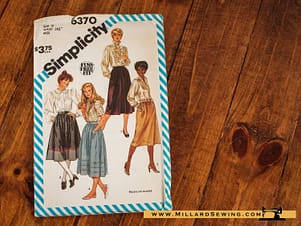 Simplicity6370(1983) Misses' Set of Skirts