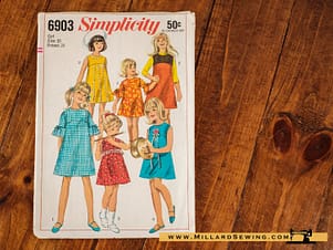 Dress or Jumper Pattern 6903 by Simplicity