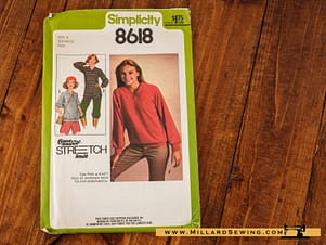 Simplicity8618(1978) Misses' Pullover Top