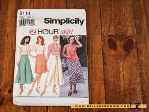 Simplicity9114(1994) Misses' Flared Skirts