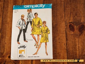Simplicity 8256 (1969) Vintage Misses' & Men's Kimono