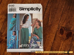 Simplicity8490(1993) Misses Pull On Pants & Skirt