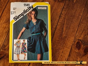 Simplicity5583(1982) Misses' Dress and Culotte Dresses