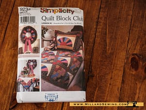 Quilt Block, Pattern 9234 by Simplicity