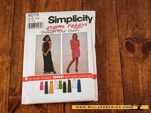 Dress Pattern 8015 by Simplicity