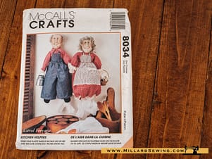 McCall's8034(1996) Rag Lady and Baggy Pants Kitchen Helpers