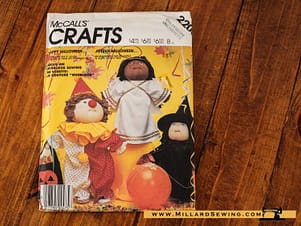 McCalls2206 Halloween Doll Costumes