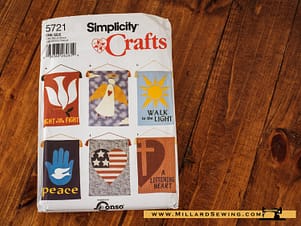 Simplicity 5721 (2002) Inspirational Banners