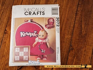 Doll, Pattern 3072 by McCall's Crafts