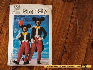 Simplicity7729 Disney Mickey Mouse Costume