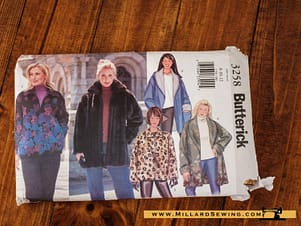 Jacket Pattern 3258 by Butterick