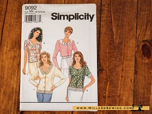 Shirt Pattern 9092 by Simplicity