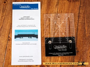 Ruler, Adjustable Locking Style, 4"x4" by Westalee Design