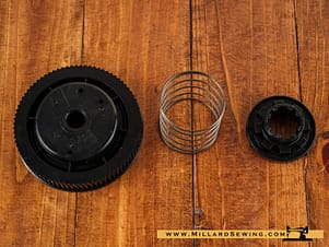 Belt Drive Wheel & Clutch Assembly for Janome/New Home & Elna Sewing Machines