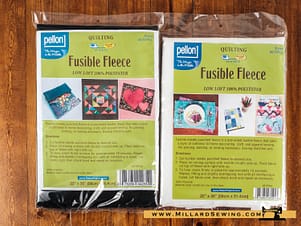 Fusible Fleece, 22" x 36" 987F by Pellon