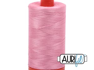 50wt Cotton Thread in 2425 Bright Pink by Aurifil