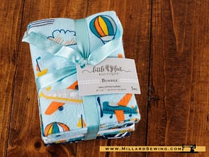 Cotton Fabric, Fat Quarter Bundle, Adventure by Little Feet Boutique
