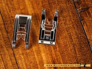 Transparent Foot (N) for Brother and Baby Lock Sewing Machines