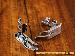 Straight Stitch Foot (Wide) For Low Shank Sewing Machine