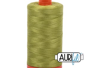 50wt Cotton Thread in 1147 Light Leaf Green by Aurifil