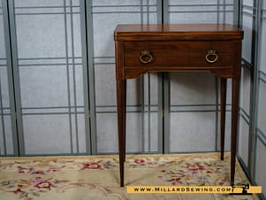 Sewing Machine Cabinet for Flat Bed Machines, Model 356 The Parklane By Singer