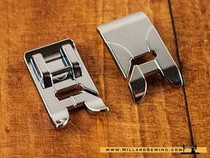 Satin Stitch Foot for Snap-O-Matic Mount Sewing Machines