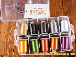 Candy Corn Quilt Shoppe Glide Thread Collection by Kimberbell