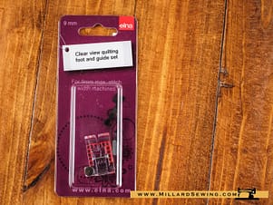 Clear View Quilt Foot & Guide Set for 9mm Elna & Janome Sewing Machines