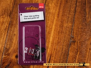 Clear View Quilting Foot and Guide Set for Snap-O-Matic Mount Sewing Machines by Elna