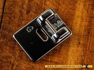 Pintuck Foot, 5 Groove for Snap-O-Matic Mount Elna Sewing Machines