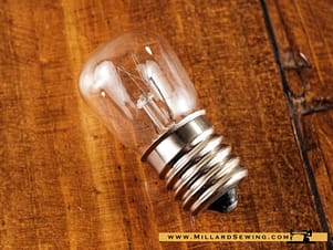 Light Bulb, 120V 5/8" Screw In for Durkopp Adler Sewing Machines