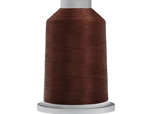 40wt Polyester Thread in 20478 Rust Brown by Glide