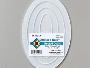 Quilting Template, Nested Ovals by Quilter's Rule