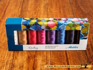 Silk Finish 40wt Cotton Quilting Thread Gift Pack by Mettler (8 Spools)