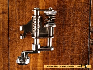 Ruler Foot, 1/4" for High Shank High Speed Sewing Machines by Elna