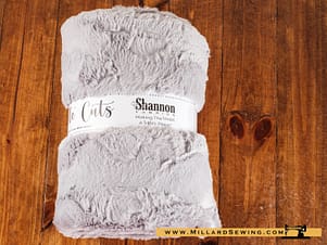 Minky, 2 Yard Luxe Cuddle Cuts in Hide Silver by Shannon Fabrics