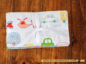 Cotton Fabric, Fat Quarter Bundle, Boy & Girl Baby Print by Fabric Editions