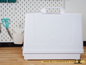 Portable Case, Plastic for Kenmore Flatbed Sewing Machines