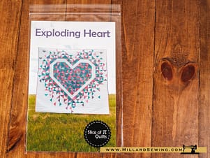 Exploding Heart Quilt Pattern by Slice of Pi Quilts