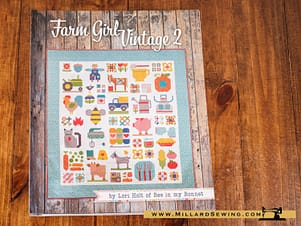Quilt Pattern Book, Farm Girl Vintage 2 by Lori Holt for It's Sew Emma
