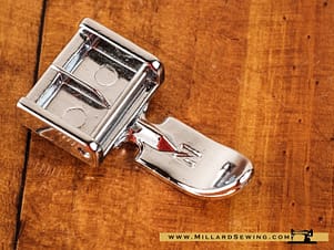 Zipper Foot, Wide for Snap-O-Matic Mount Elna Sewing Machines