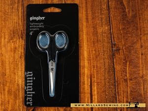 Scissors, 4″ Embroidery Lightweight Series by Gingher