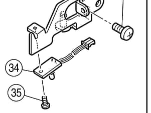 Circuit Board, LED Assembly for Singer Model 9910-9970 Sewing Machines