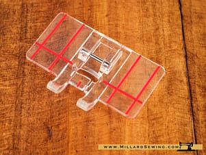 Parallel Stitch Foot For Snap-O-Matic Mount Sewing Machines