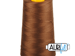 40wt 3ply Cotton Thread in 1285 Medium Bark in a 3280yd Cone by Aurifil