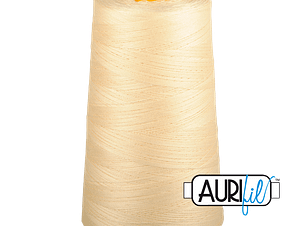 40wt 3ply Cotton Thread in 2123 Butter in a 3280yd Cone by Aurifil