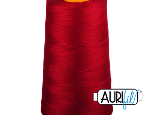 40wt 3ply Cotton Thread in 2260 Red Wine in a 3280yd Cone by Aurifil