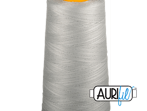 40wt 3ply Cotton Thread in 2615 Aluminum in a 3280yd Cone by Aurifil