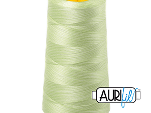 40wt 3ply Cotton Thread in 3320 Light Spring Green in a 3280yd Cone by Aurifil