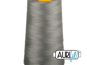 40wt 3ply Cotton Thread in 5004 Grey Smoke in a 3280yd Cone by Aurifil